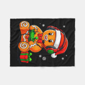Couverture Polaire Funny Gingerbread Gaming Pjs Pajamas Christmas Xma (Devant (Horizontal))