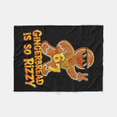 Couverture Polaire Funny Gingerbread Is So Rizzy Christmas 67 Gen Alp (Devant (Horizontal))