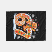 Couverture Polaire Funny Gingerbread Six Seven 67 Ice Cream Drip Chri (Devant (Horizontal))