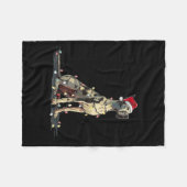 Couverture Polaire Funny Great Dane Christmas Graphics Dog Lights Lov (Devant (Horizontal))