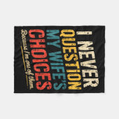 Couverture Polaire Funny Groovy Dad Joke Quote For Husband Fathers Da (Devant (Horizontal))