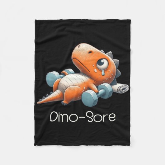 Couverture Polaire Funny Halloween Dinosaur Tested Positive For Pumpk (Devant)