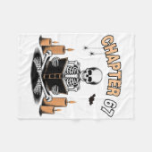 Couverture Polaire Funny Halloween Skeleton Reading Book 67 Memes _2 (Devant (Horizontal))