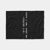 Couverture Polaire Funny Here I Am Send Me Bible Verse Lord Saying (Devant (Horizontal))