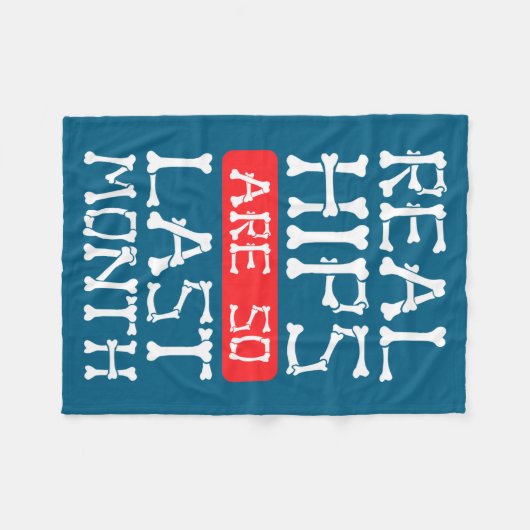 Couverture Polaire Funny Hip Replacement Bones Surgery Recovery  (Devant (Horizontal))