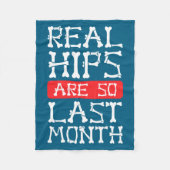 Couverture Polaire Funny Hip Replacement Bones Surgery Recovery (Devant)