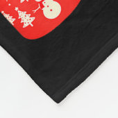 Couverture Polaire Funny Hot Cocoa Santa Elf C Merry Christmas Pajama (Coin)