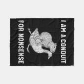 Couverture Polaire Funny I Am A Conduit For Nonsense Capybara Goose M (Devant (Horizontal))