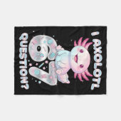 Couverture Polaire Funny I Axolotl 67 Questions Six Seven Axolotl Boy (Devant (Horizontal))