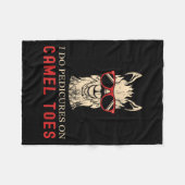 Couverture Polaire Funny I Do Pedis On Camel Toes Quotes (Devant (Horizontal))