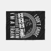 Couverture Polaire Funny I Don't Snore I Dream I'm A Train Shirt Trai (Devant (Horizontal))