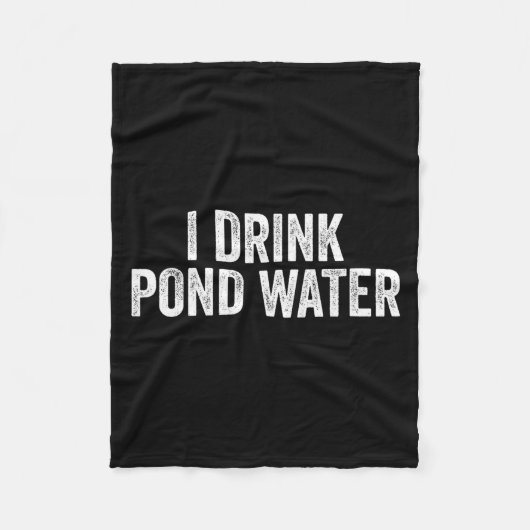 Couverture Polaire Funny I Drink Nd Water Sarcastic Novelty Fishing H (Devant)