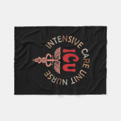 Couverture Polaire Funny Icu Nurse Intensive Care Unit Nurse Emergenc (Devant (Horizontal))