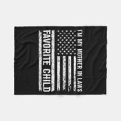Couverture Polaire Funny I'm My Mother In Laws Favorite Child For Son (Devant (Horizontal))