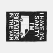 Couverture Polaire Funny I'm Staying In Tha Van Phasmophobia Drivers (Devant (Horizontal))