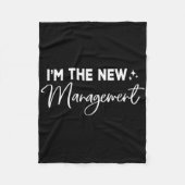 Couverture Polaire Funny I'm The New Management Cute New Bride Honeym (Devant)