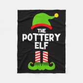Couverture Polaire Funny I'm The Ttery Elf Christmas Xmas  (Devant)