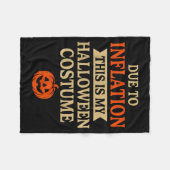 Couverture Polaire Funny Inflation Halloween Costume Couple Matching  (Devant (Horizontal))