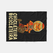 Couverture Polaire Funny Italian Brainrot Kids Meme Chicleteira Bicic (Devant (Horizontal))