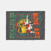 Couverture Polaire Funny Jesus Santa The Boys Are Back In Town Merry  (Devant (Horizontal))