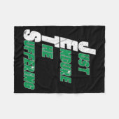Couverture Polaire Funny Jets Just Endure The Suffering Football  (Devant (Horizontal))