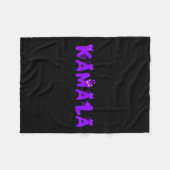 Couverture Polaire Funny Kamala Chat Lady Kamala Harris Président 202 (Devant (Horizontal))