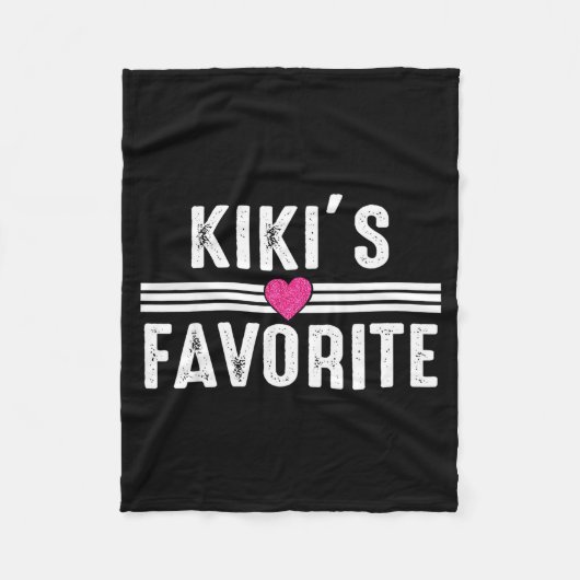 Couverture Polaire Funny Kiki'ss Favorite Son Daughter I'm Kiki's's F (Devant)