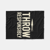 Couverture Polaire Funny Knife Throwing (Devant (Horizontal))