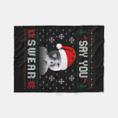 Couverture Polaire Funny Laughing Baby Ai Baby Meme Brainrot Ugly Chr (Devant (Horizontal))