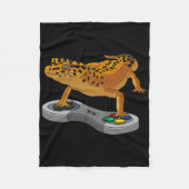 Couverture Polaire Funny Leopard Gecko Beared Dragon Cool cadeau enfa (Devant)