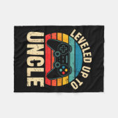 Couverture Polaire Funny Leveled Up To Uncle Video Gamers Gaming Cute (Devant (Horizontal))