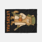 Couverture Polaire Funny Litter's Full Cat  (Devant (Horizontal))