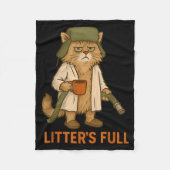 Couverture Polaire Funny Litter's Full Cat (Devant)