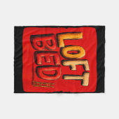 Couverture Polaire Funny loft bed speech costume  (Devant (Horizontal))