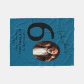 Couverture Polaire Funny Look Whos 60 Stylish 60th Birthday (Devant (Horizontal))