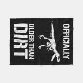 Couverture Polaire Funny Ly Older Than Dirt Birthday Novelty  (Devant (Horizontal))