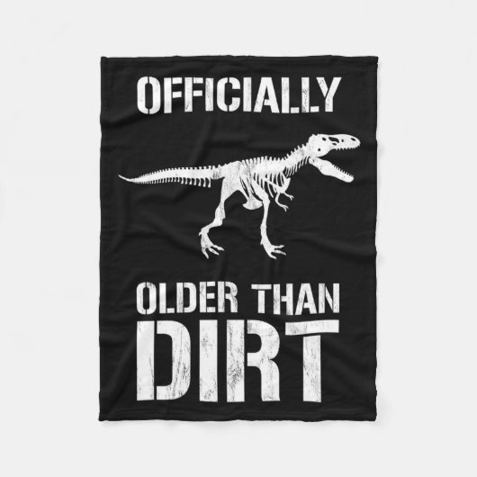 Couverture Polaire Funny Ly Older Than Dirt Birthday Novelty  (Devant)