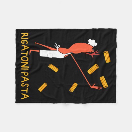 Couverture Polaire Funny Marcus The Worm Rigatoni Pasta (Devant (Horizontal))