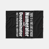 Couverture Polaire Funny Math Teacher Joke Men Women Fun Student Quot (Devant (Horizontal))