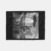 Couverture Polaire Funny Meme Cat Selfie Six Seven Retro Cat 67 Anima (Devant (Horizontal))