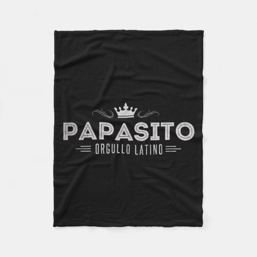 Couverture Polaire Funny Mens Papasito Father's Day Design For Man (Devant)