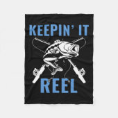 Couverture Polaire Funny Mens Pêche Graphique Pêche Dit Fisherma (Devant)