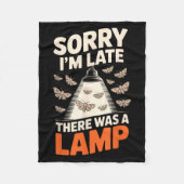 Couverture Polaire Funny Moth Collector Collecting Ledopterology Men  (Devant)