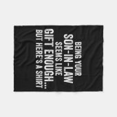 Couverture Polaire Funny Mother In Law Sarcastic Humor Quote From Son (Devant (Horizontal))