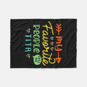 Couverture Polaire Funny Mother's Day Gift My Favorite People Call Me (Devant (Horizontal))