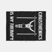 Couverture Polaire Funny Muscu Streetworkout Sport Workout Simple Cal (Devant (Horizontal))