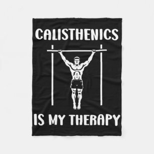 Couverture Polaire Funny Muscu Streetworkout Sport Workout Simple Cal