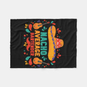 Couverture Polaire Funny Nacho moyen Rtender Cinco De Mayo Mexicain (Devant (Horizontal))