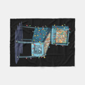 Couverture Polaire Funny Nball Machine Christmas Graphics Lights Love (Devant (Horizontal))