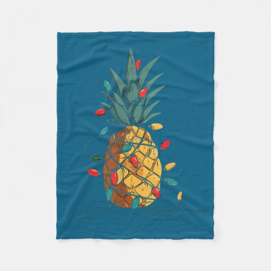 Couverture Polaire Funny Ne Christmas Graphics Lights Lover  (Devant)